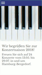 Mobile Screenshot of bergedorfer-musiktage.de