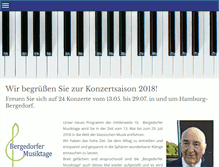 Tablet Screenshot of bergedorfer-musiktage.de